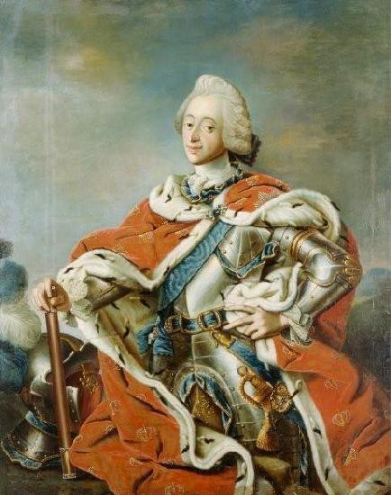 Carl Gustaf Pilo Portrait of King Frederik V of Denmark Norge oil painting art